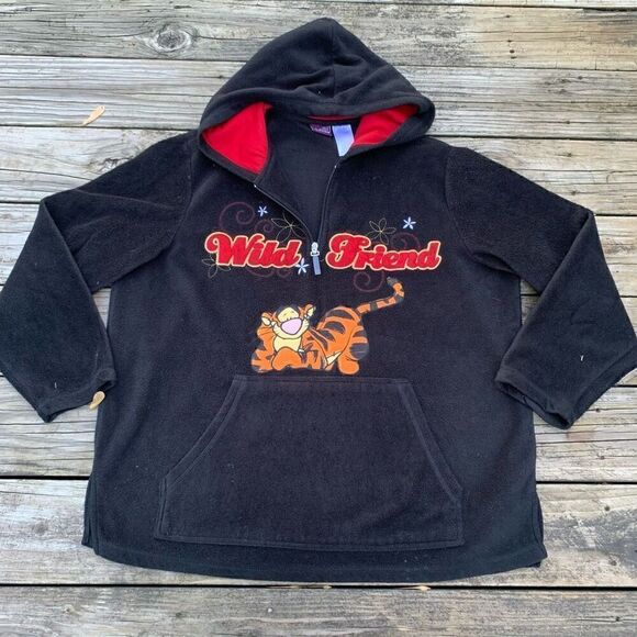 Disney Fleece Y2K Tigger Wild Friend Sweatshirt Hoodie - Picture 1 of 4